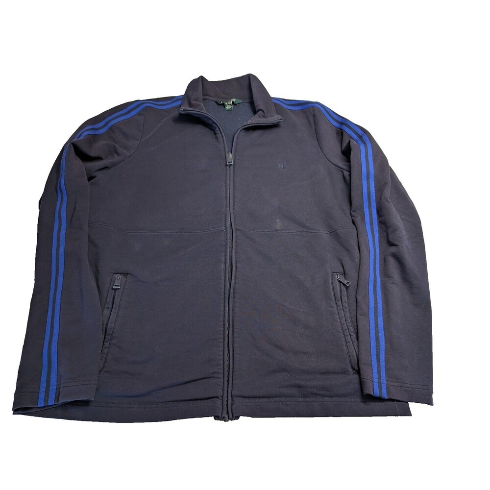 Lauren Ralph Lauren Full-Zip Track Jacket XL Men's Blue Activewear
